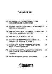 Beretta Connect AP Instrucciones Para El Instalador Y El Servicio De Asistencia Técnica