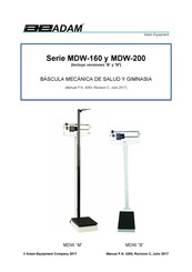 Adam MDW-200B Manual Del Usuario