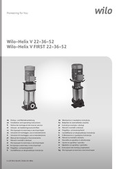 Wilo Helix V FIRST 52 Manual De Montaje