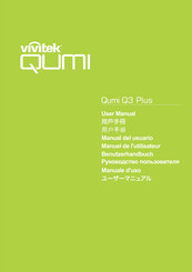 Vivitek QUMI Q3 Plus Manual Del Usuario