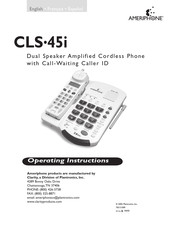 Plantronics Clarity CLS-45i Instrucciones De Operación