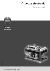 Leuze electronic DCR 80 Manual De Instrucciones