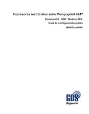 Compuprint 4247-X03 Serie Guía De Configuración Rápida