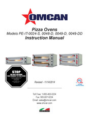 Omcan PE-IT-0049-DD Manual De Instrucciones