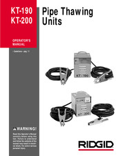 RIDGID KT-190 Manual Del Usuario