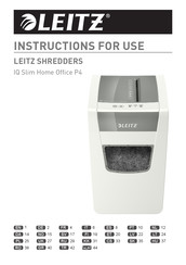 LEITZ IQ Slim Home Office P4 Instrucciones De Uso