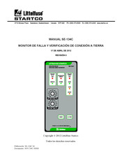 Littelfuse Startco SE-134C Manual De Instrucciones