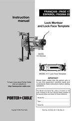 Porter Cable 513 Manual De Instrucciones