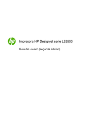 HP Designjet L25500 Guia Del Usuario