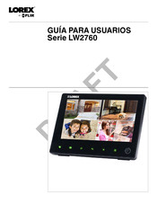 flir LOREX LW2760 Serie Guía Para Usuarios