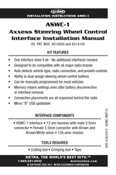 Axxess ASWC-1 Manual De Instalación