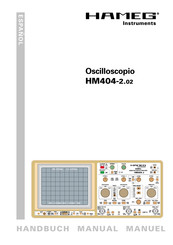 Hameg Instruments HM404-2.02 Manual