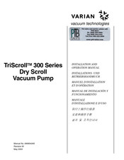Varian TriScroll 300 Serie Manual De Instalación Y Funcionamiento