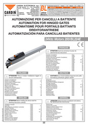 Riello Elettronica BL 224E Manual De Instrucciones