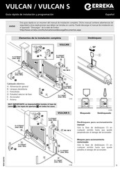 Erreka VULCAN Guía Rápida De Instalación Y Programación