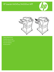 HP LaserJet M4345xs Guía De Instalación Inicial