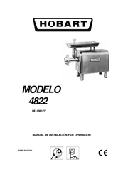 Hobart 4822 Manual De Instalación Y De Operación
