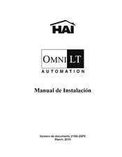 HAI OmniLT Manual De Instalación