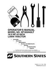 Southern States SP185H42LT Manual De Operación