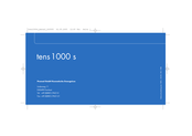 ProMed tens 1000 s Manual De Instrucciones