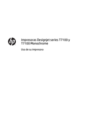 HP Designjet T7100 Serie Manual De Usuario