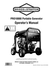 Briggs & Stratton PRO1000G Manual Del Operador