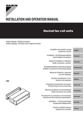 Daikin FDW12ACTN6V3 Manual De Instalación Y Operación