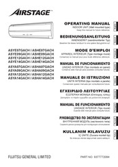 Fujitsu Airstage ASHA09GACH Manual De Funcionamiento