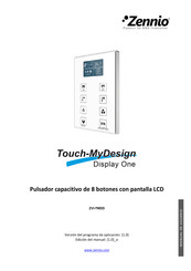 Zennio Touch-MyDesign ZVI-TMDD Manual De Usuario