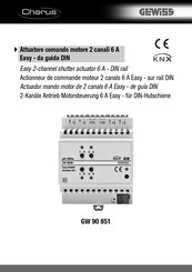 Gewiss Chorus GW 90851 Manual Del Usuario