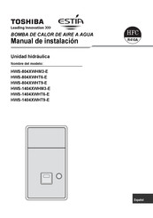 Toshiba HWS-1404XWHT9-E Manual De Instalación