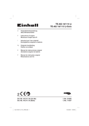 EINHELL 44.311.19 Manual De Instrucciones Original