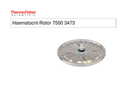 Thermo Fisher Scientific Haematocrit-rotor 7500 3473 Manual Del Usuario