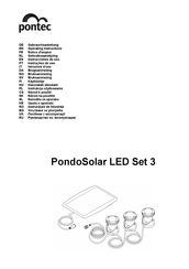Pontec PondoStar LED RGB Set 3 Instrucciones De Uso