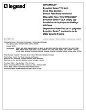 LEGRAND WIREMOLD Evolution 8B Instrucciones De Instalación