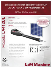 Chamberlain LiftMaster LA412UL Instalación Manual