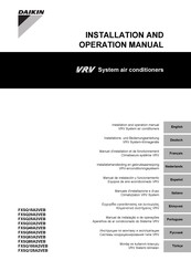 Daikin FXSQ40A2VEB Manual De Instalación Y Funcionamiento