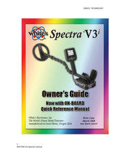 White's SPECTRA V3i Manual Del Usuario