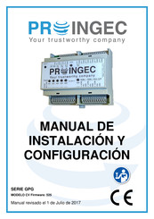 PROINGEC GPG Serie Manual De Instalación Y Configuración