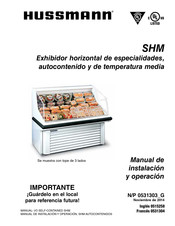 Hussmann SHM-3 Manual De Instalación Y Operación