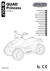 Peg-Perego QUAD Princess IGED1152 Instrucciones De Uso Y Mantenimiento