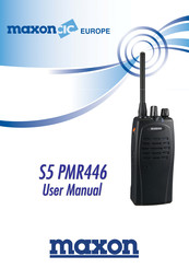 Maxon CIC Europe PMR446 Manual De Usuario