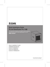 D-Link ShareCenter Pro 1100 Guia De Instalacion