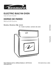 Kenmore 790. 40435 Manual Del Usuario