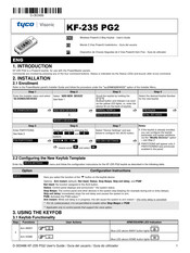 Tyco Visonic KF-235 PG2 Guia Del Usuario