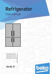 Beko GN1416231ZX Manual Del Usuario