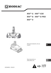 Zodiac MX 630 Manual De Instalación Y De Uso