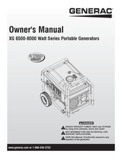 Generac XG 8000 Manual Del Propietário