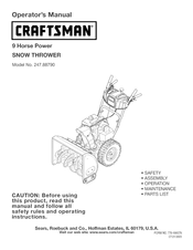 Craftsman 247.88790 Manual Del Operador