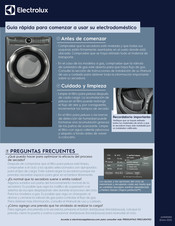 Electrolux EFDG317TIW Guía Rápida